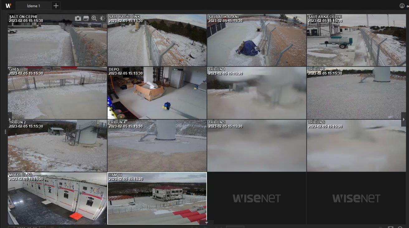 GOSB açık saha güvenlik kamerası